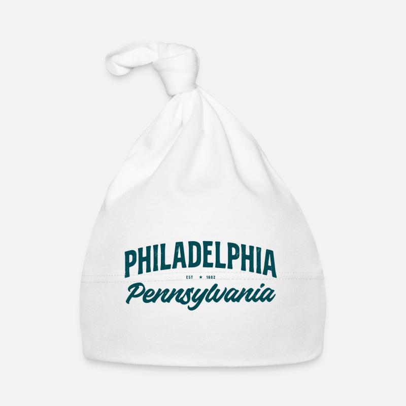 Philadelphia Script Pennsylvanie Bonnet bio Bébé