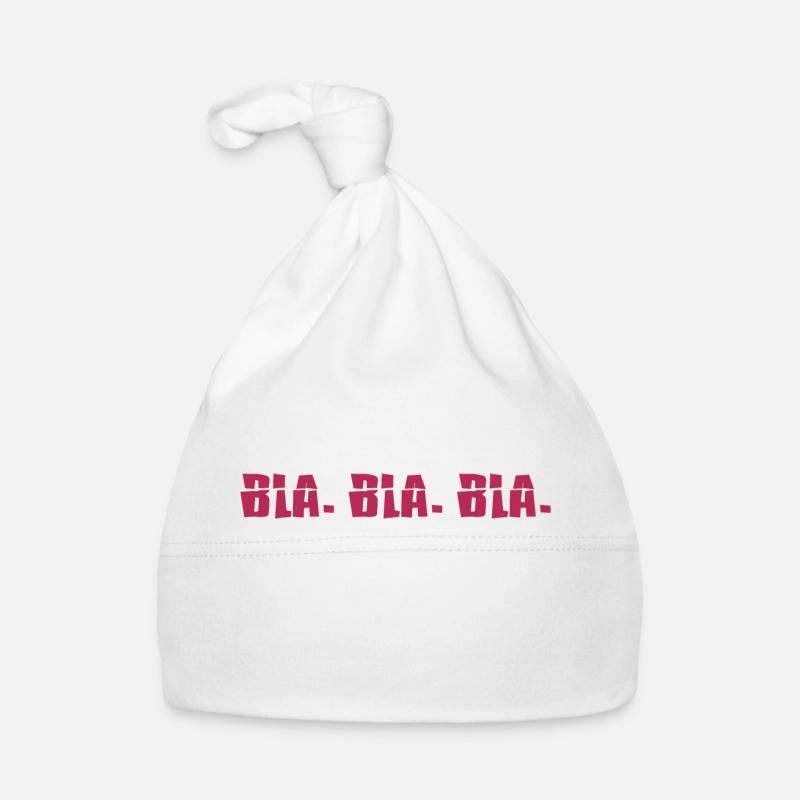 meme coole sprüche "bla bla bla" real life Baby Bio-Mütze