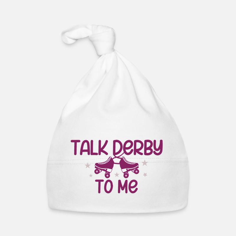 Talk Derby To Me Roller Derby Roller Skates Baby Bio-Mütze