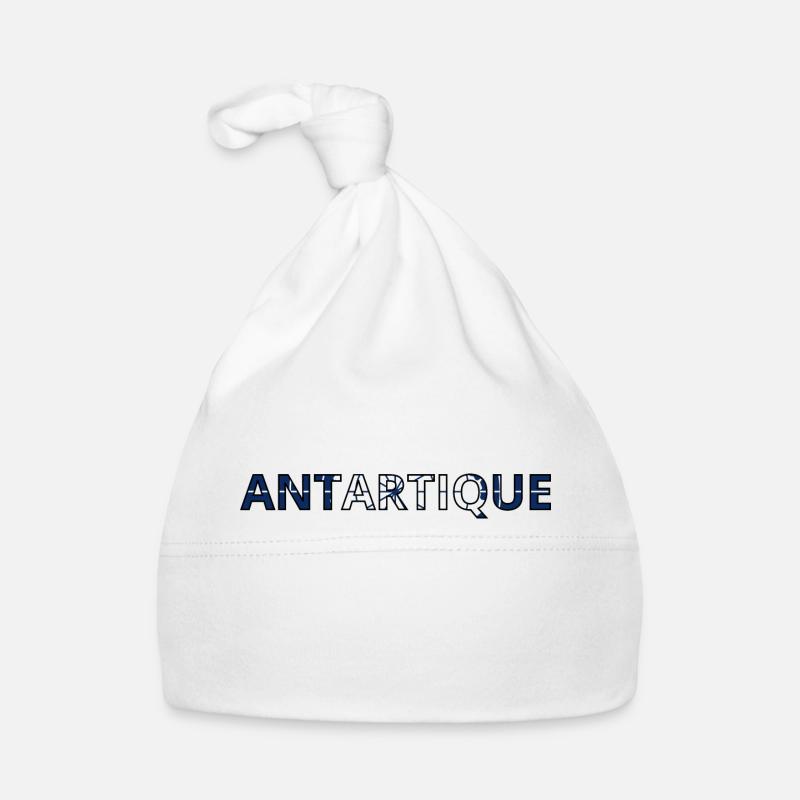 Drapeau Antarctique Bonnet bio Bébé