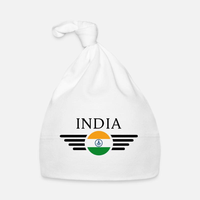 T-shirt de conception de style indien Bonnet bio Bébé