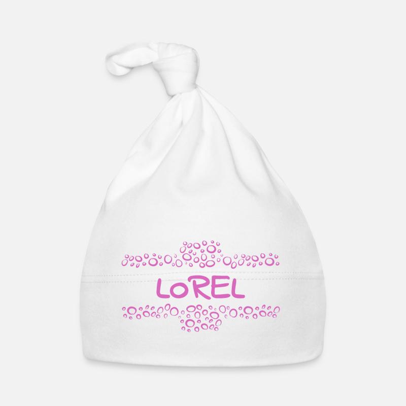 First name Lorel Organic Baby Cap