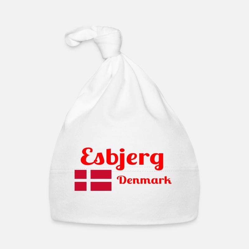 Esbjerg, Danemark - Imprimés élégants Bonnet bio Bébé