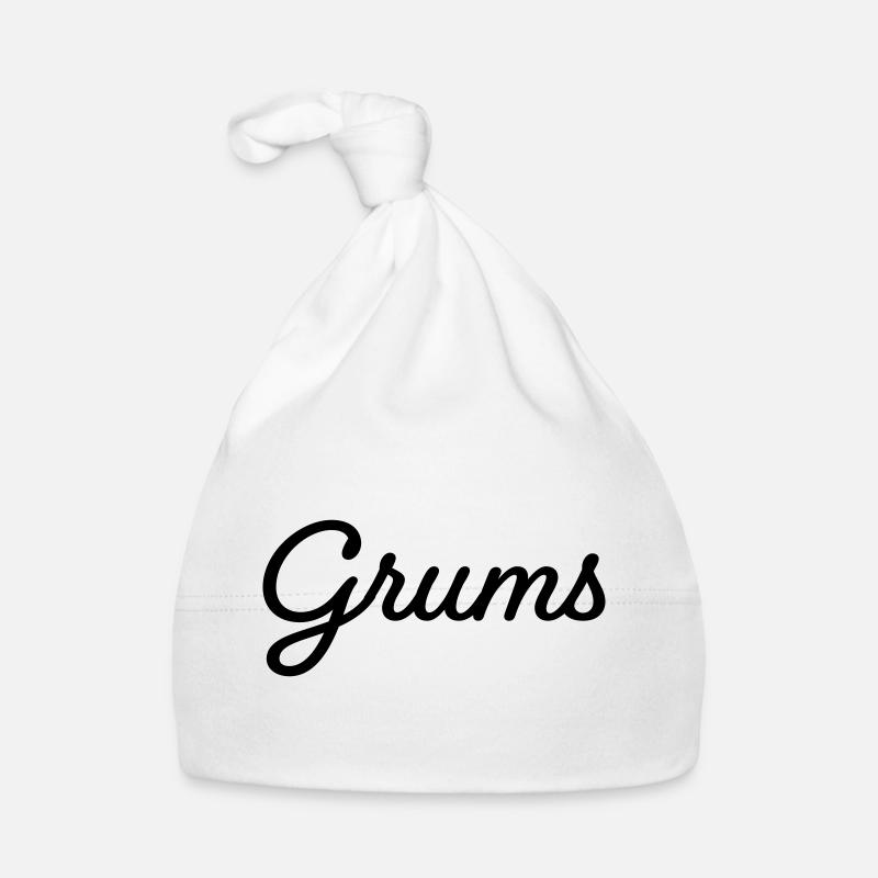Grums schwarz Baby Bio-Mütze