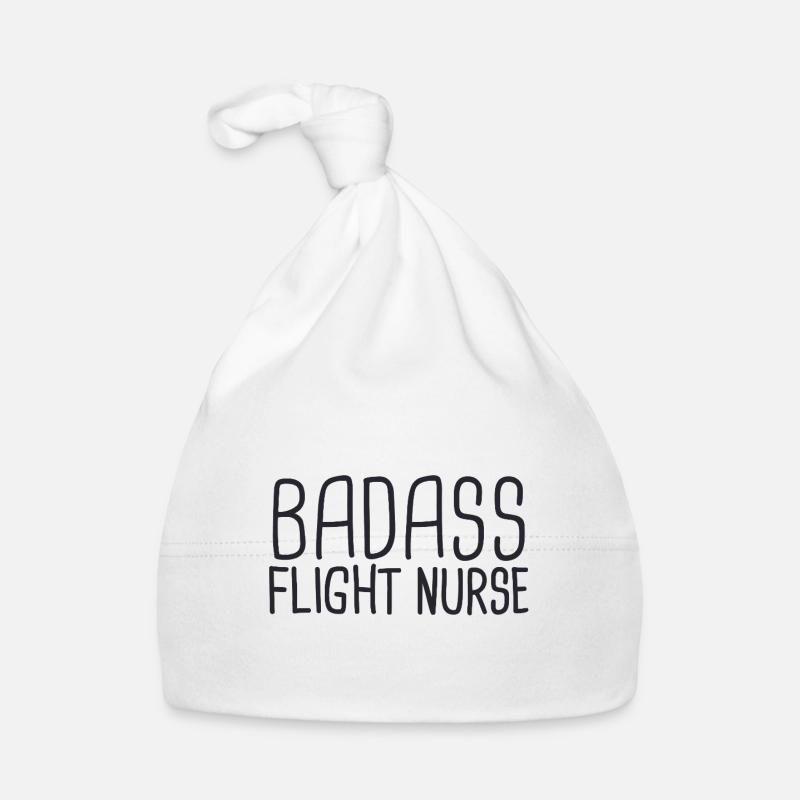 Flight Nurse Badass Luftrettung Baby Bio-Mütze