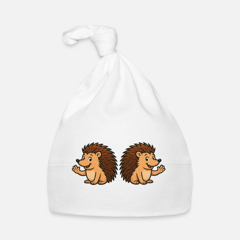 Bande dessinée hérisson mignon Bonnet bio Bébé