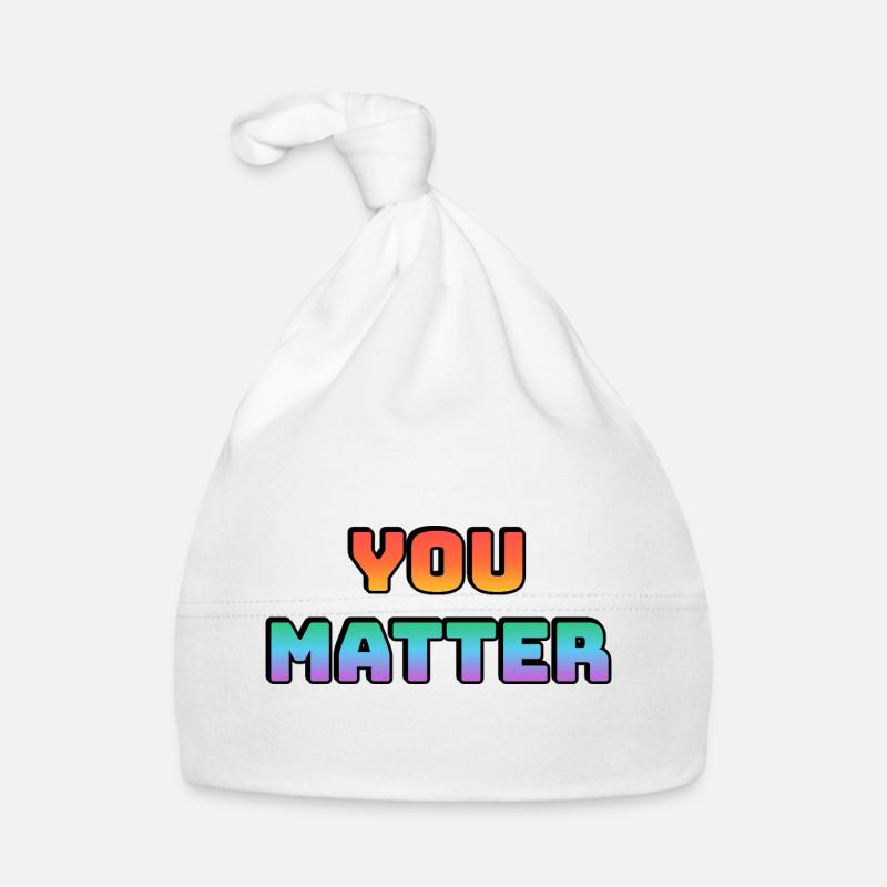 You Matter Gradientendesign Baby Bio-Mütze