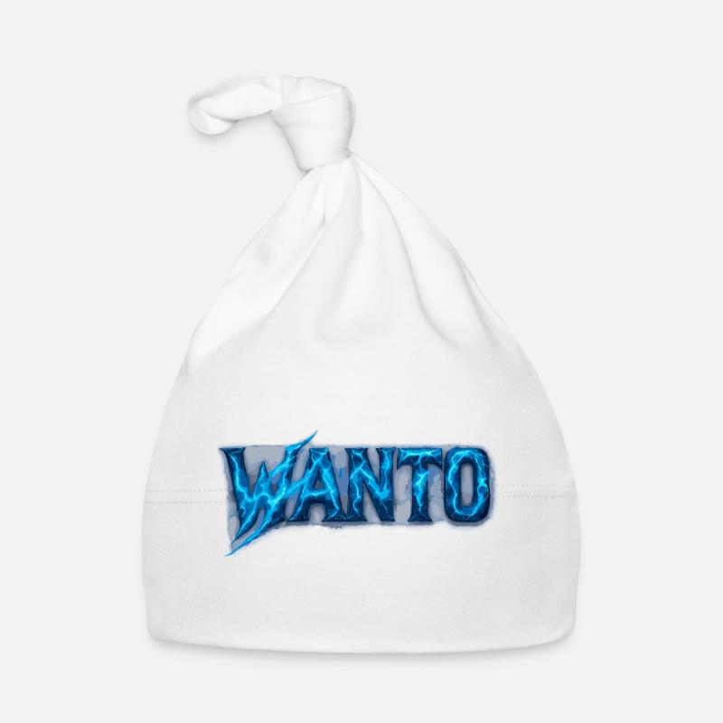 Wanto Blitz Design – Look énergique - Bonnet bio Bébé - blanc