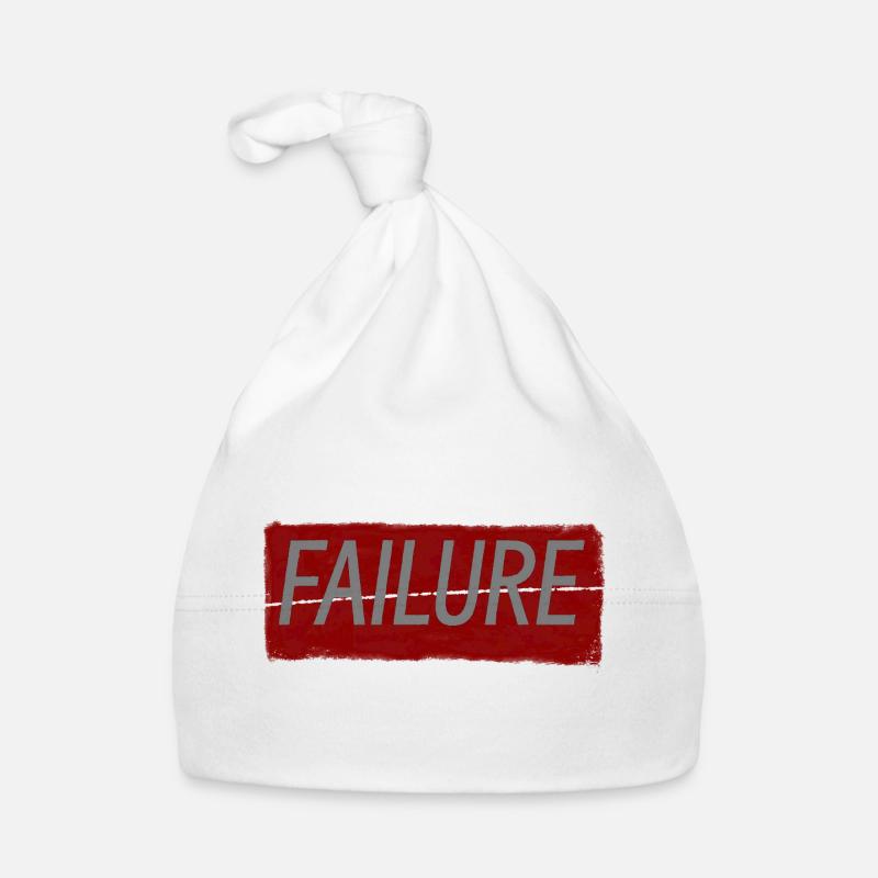 failure - Organic Baby Cap - white