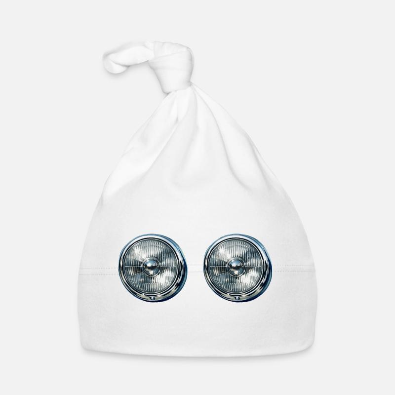 Double Headlight Reflections Organic Baby Cap