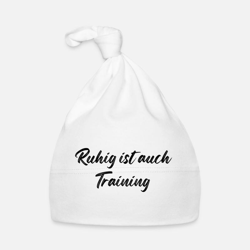 Ruhig ist auch Training Baby Bio-Mütze