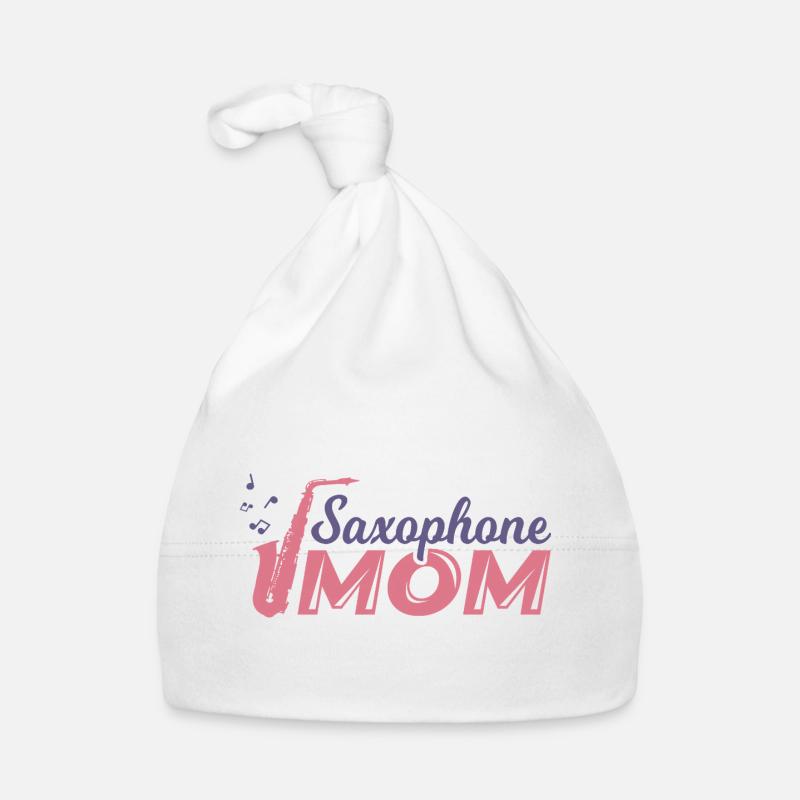 Saxophon Mutter Baby Bio-Mütze