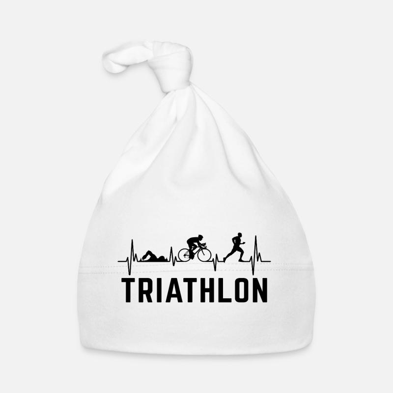Triathlet Herzschlag-Triathlon Baby Bio-Mütze