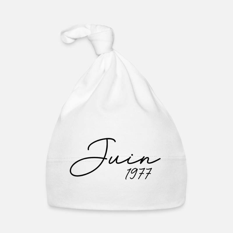 Geburtstag 1977 Juni 1977 Geschenk Juni 1977 Baby Bio-Mütze