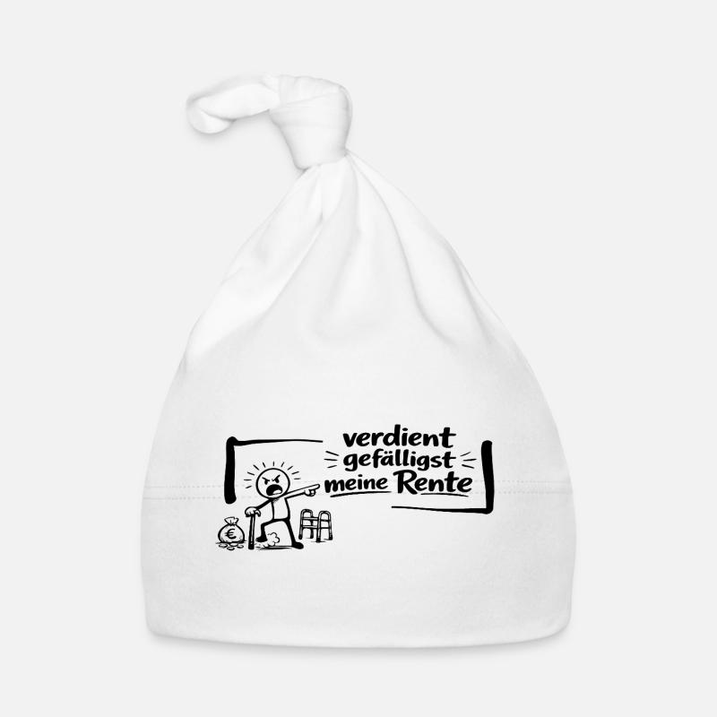 Verdient gefälligst meine Rente! Baby Bio-Mütze