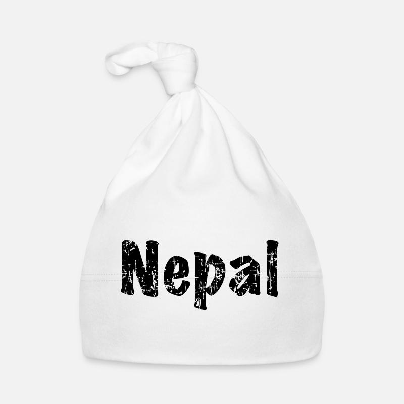 Nepal - Baby Bio-Mütze - Weiß