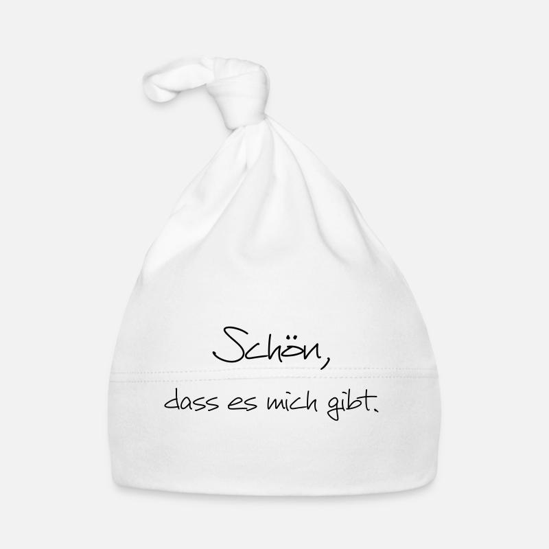 Schön, dass es mich gibt Baby Bio-Mütze