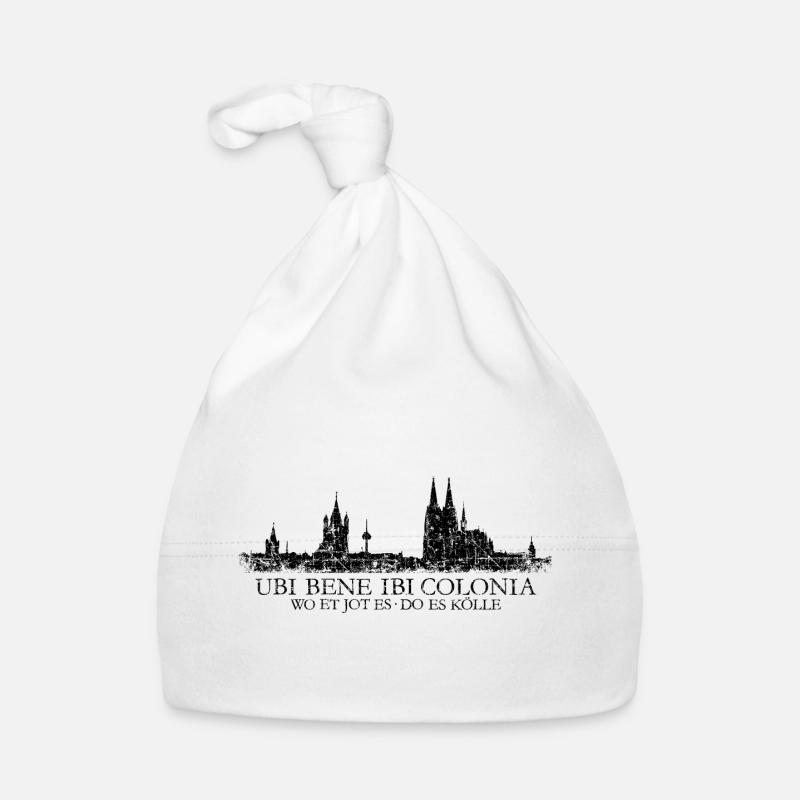 UBI BENE IBI COLONIA Kölner Skyline von Köln Baby Bio-Mütze