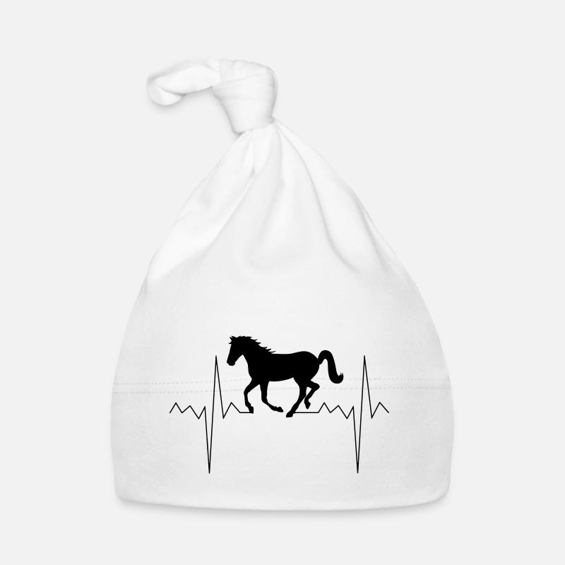 Fréquence cardiaque pouls pouls cheval cavalier cadeau Bonnet bio Bébé