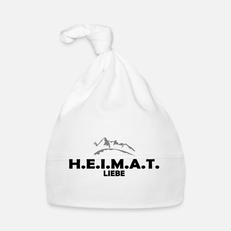 Heimat - Baby Bio-Mütze - Weiß