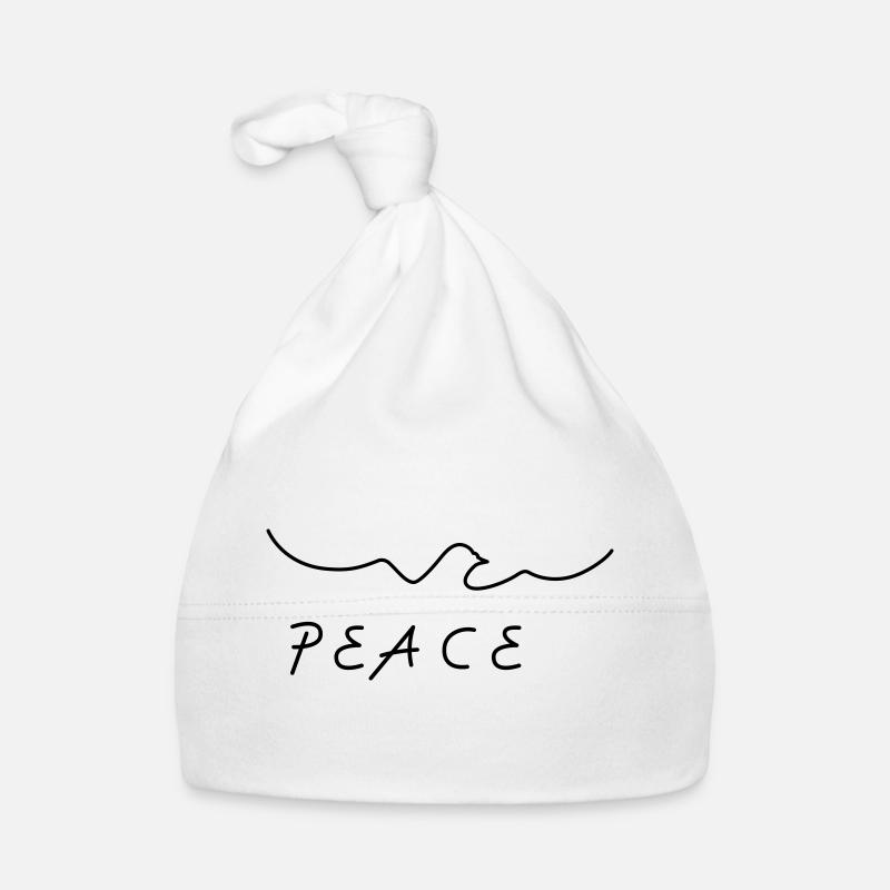 pour la paix ! Bonnet bio Bébé