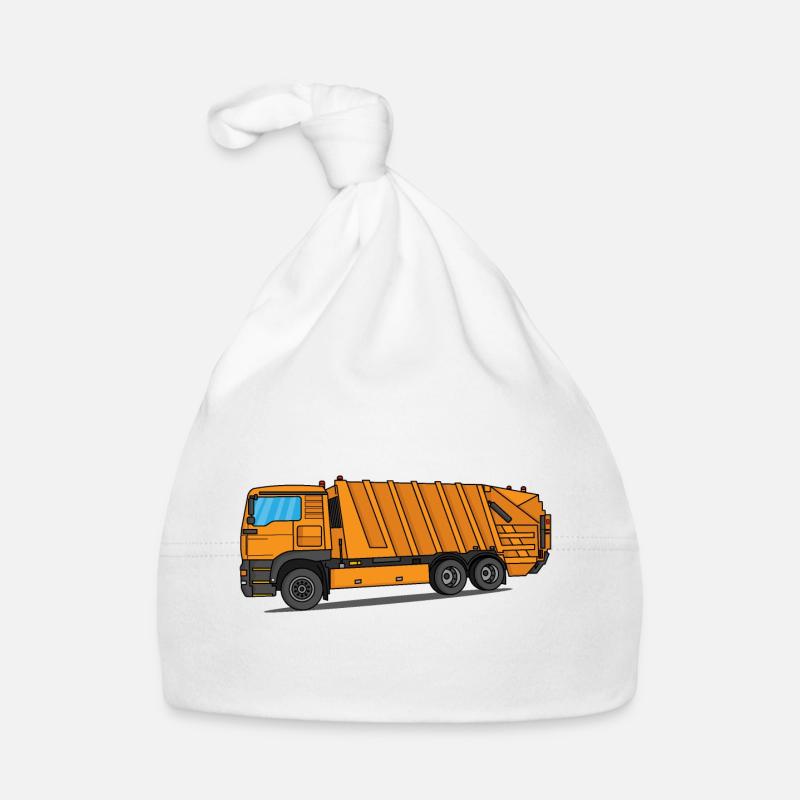 Garbage truck Garbage truck Professions Garbage man Garbage collection Organic Baby Cap