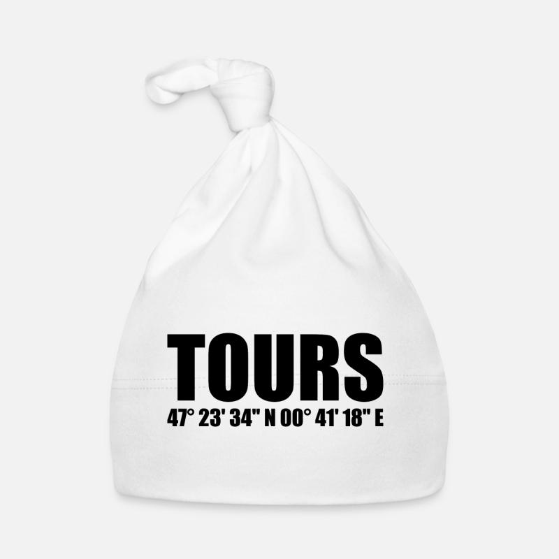 Tours Coordinates Organic Baby Cap