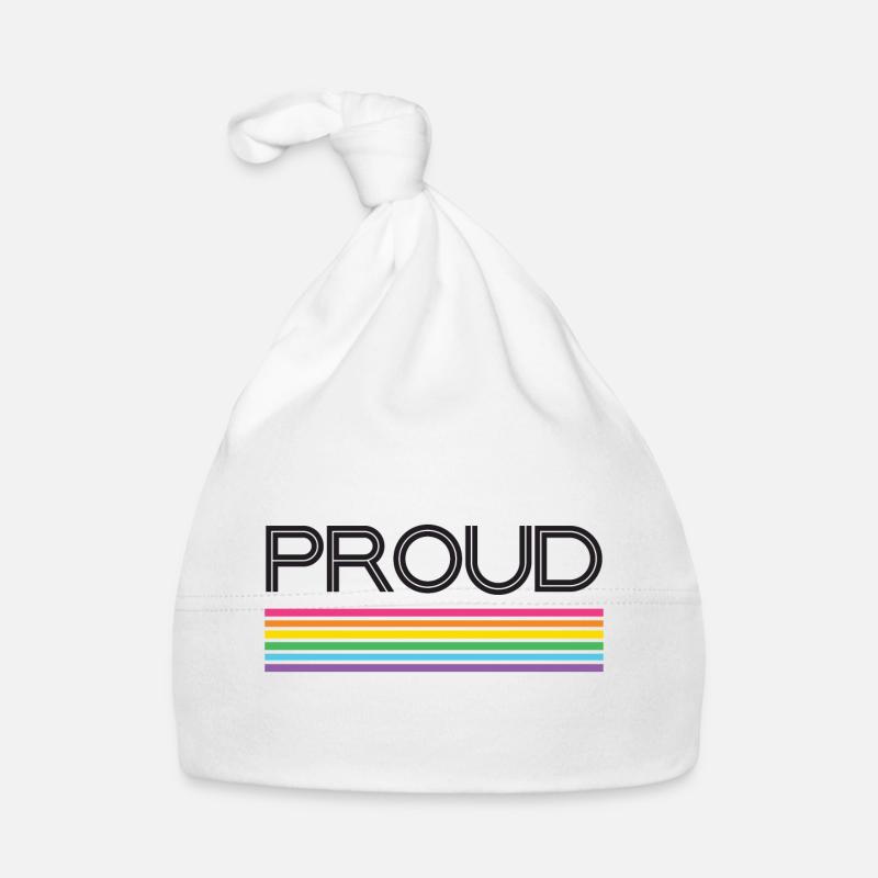 Pride Month LGBT - Proud! Organic Baby Cap