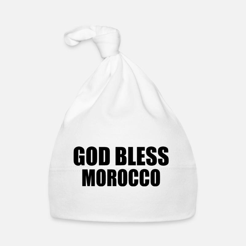 God bless morocco marokko Baby Bio-Mütze