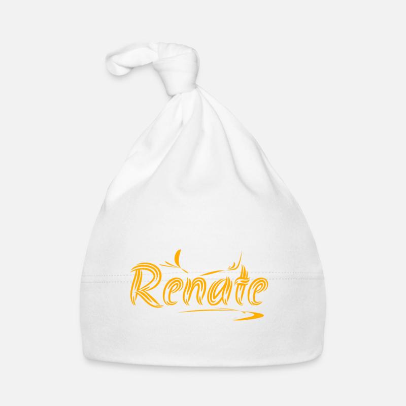 First name Renate Organic Baby Cap