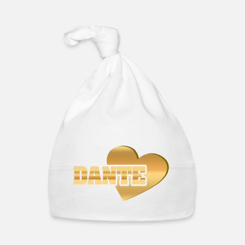 Dante as Gold Organic Baby Cap