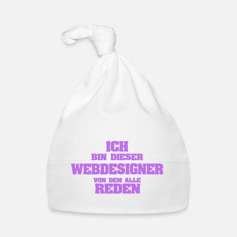 Webdesigner Baby Bio-Mütze