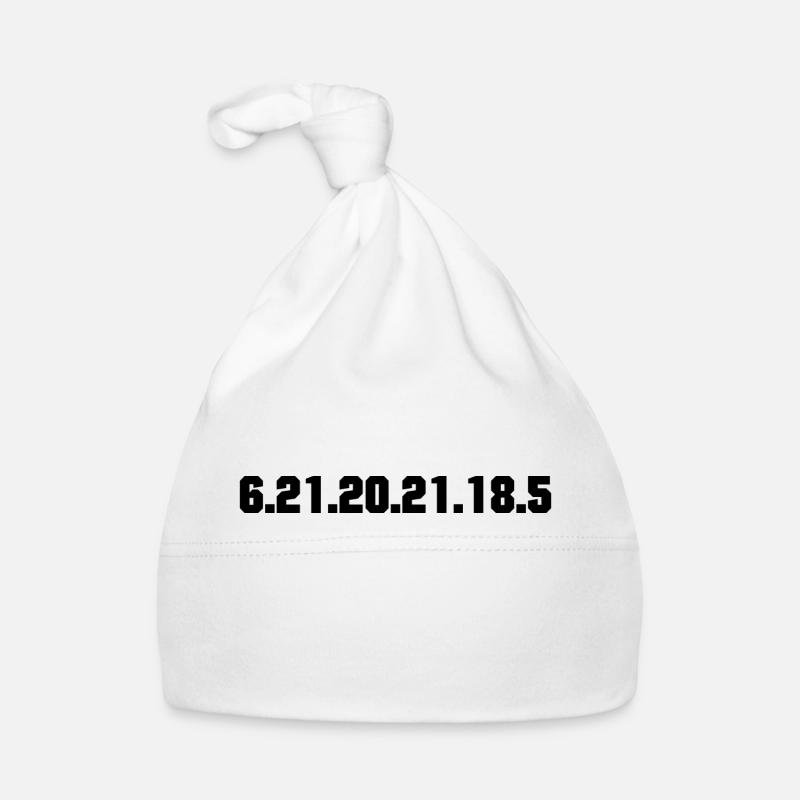 "Future" in Zahlen Baby Bio-Mütze