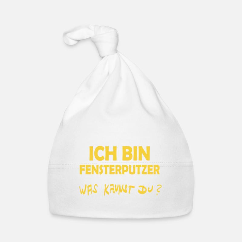 Beruf Fensterputzer Baby Bio-Mütze