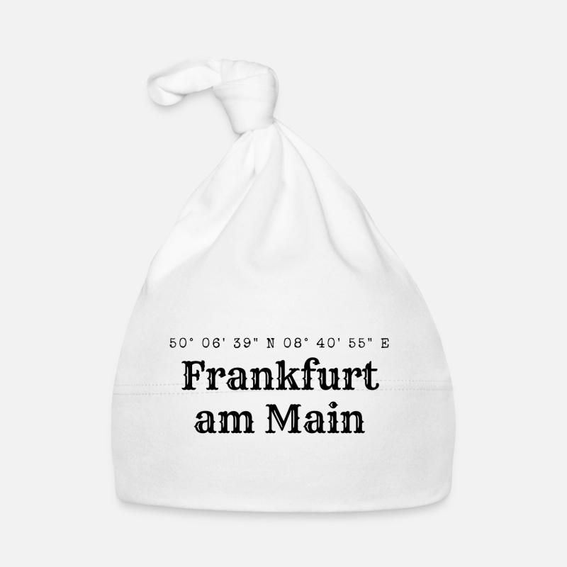 Frankfurt am Main coordinates Organic Baby Cap
