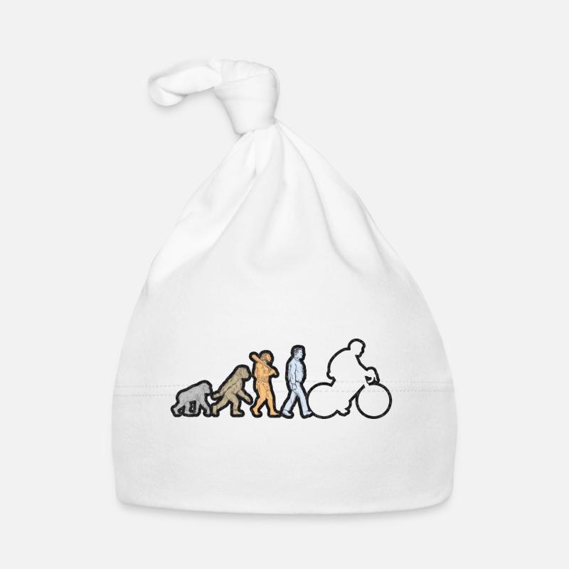 Vélo Evolution Blanc Grunge Bonnet bio Bébé