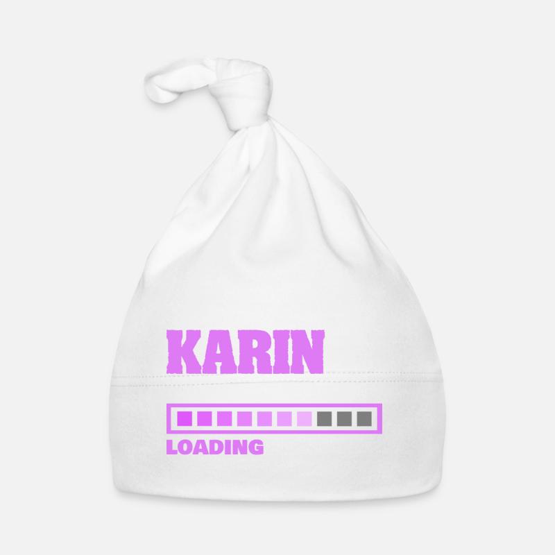 Cadeau pour Karin - Bonnet bio Bébé - blanc