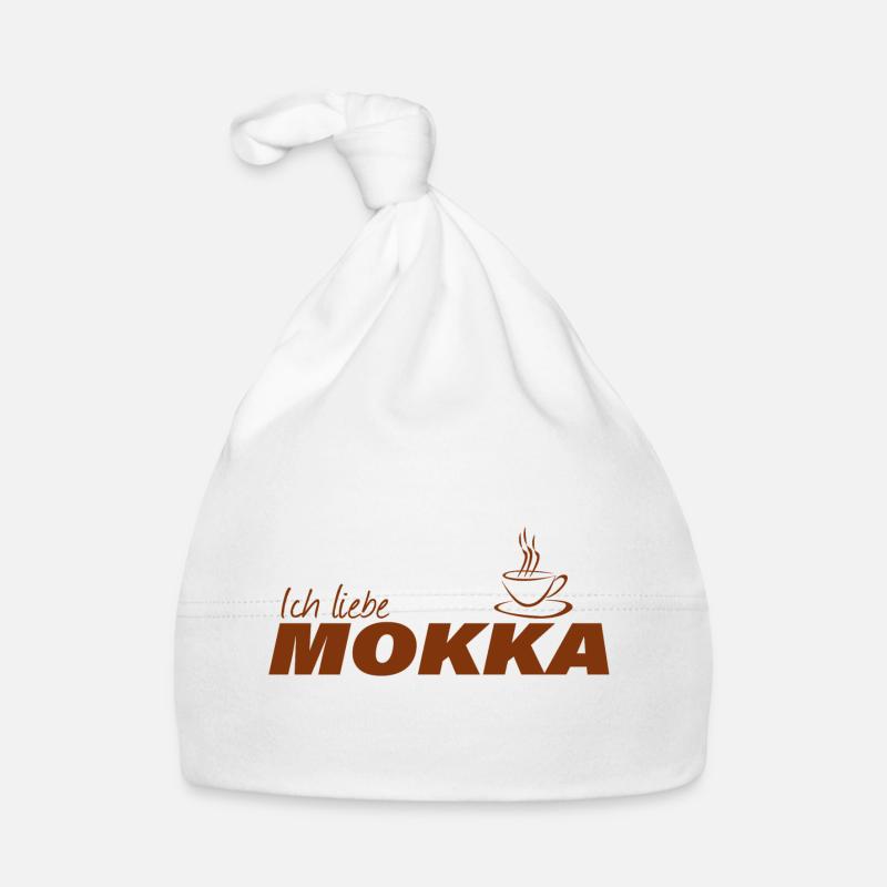 ICH LIEBE MOKKA Baby Bio-Mütze