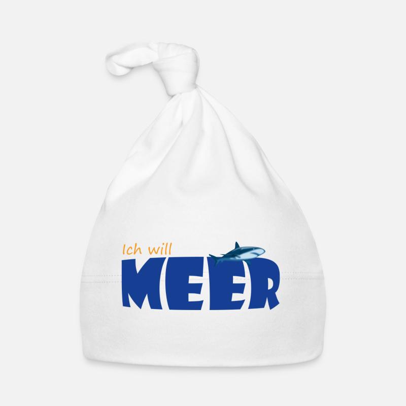 ICH WILL MEER Baby Bio-Mütze