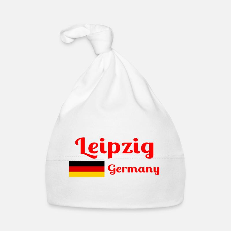 Leipzig, Deutschland - Stilvolle Drucke Baby Bio-Mütze