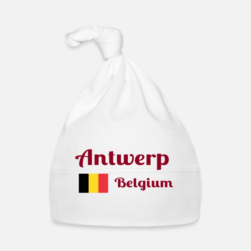 Anvers, Belgique - Imprimés élégants Bonnet bio Bébé