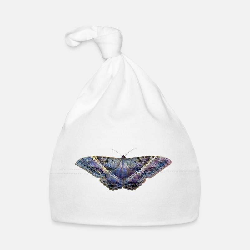 Blauer Schmetterling Baby Bio-Mütze