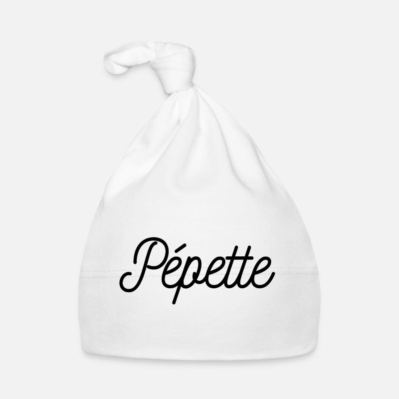 Pepette Spitzname Kleiner Name Humor Geschenkidee Baby Bio-Mütze