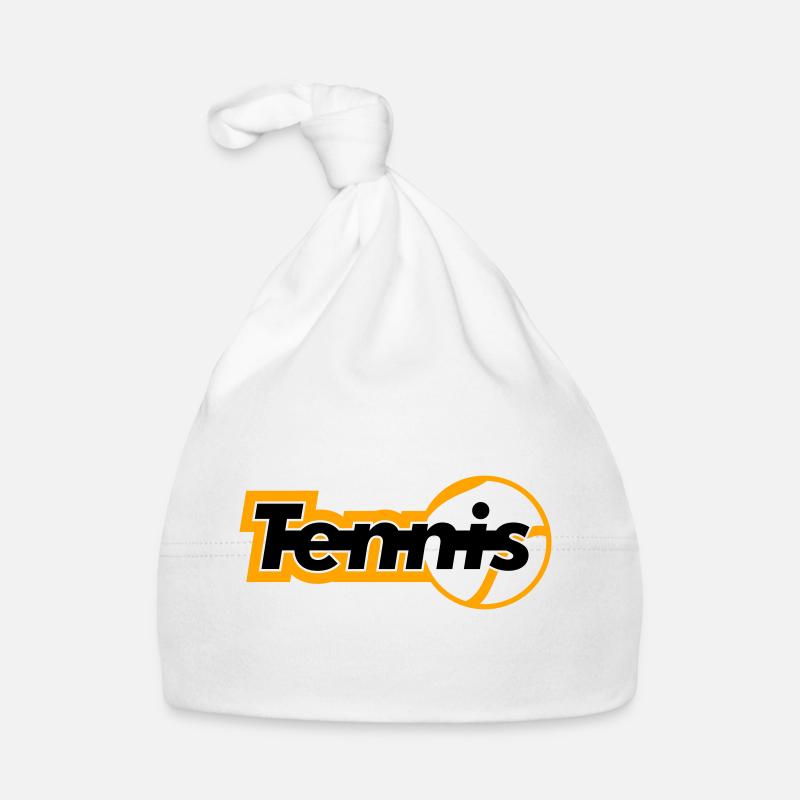 Tennis - Bonnet bio Bébé - blanc