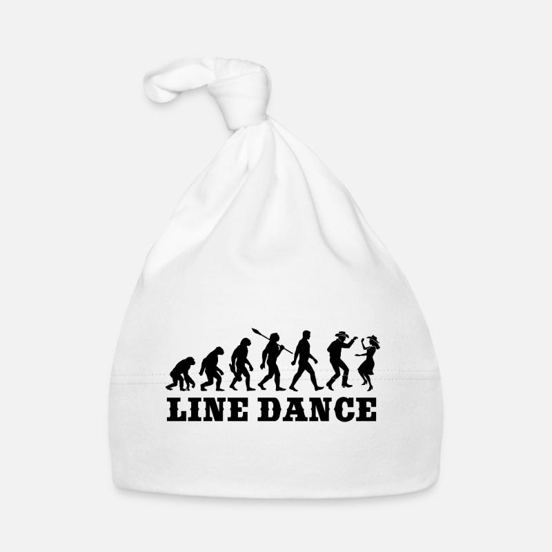 Vintage Evolution - Line Dance - Geschenk Baby Bio-Mütze