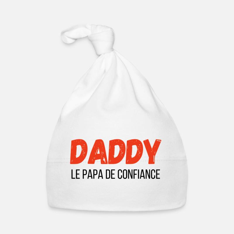 Daddy, der vertraute Papa – Geschenkidee Baby Bio-Mütze