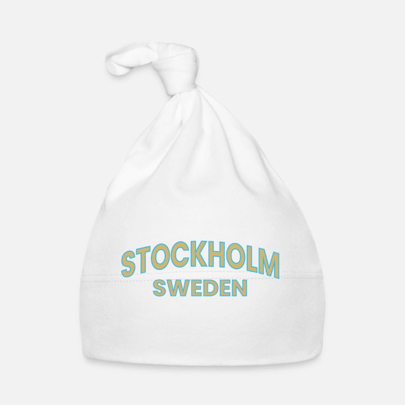 Conception de texte Stockholm – Suède Bonnet bio Bébé