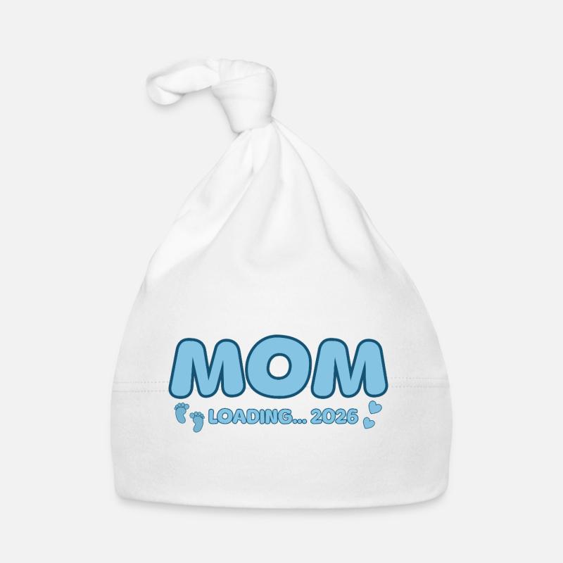 Mom Loading 2026 Baby Bio-Mütze
