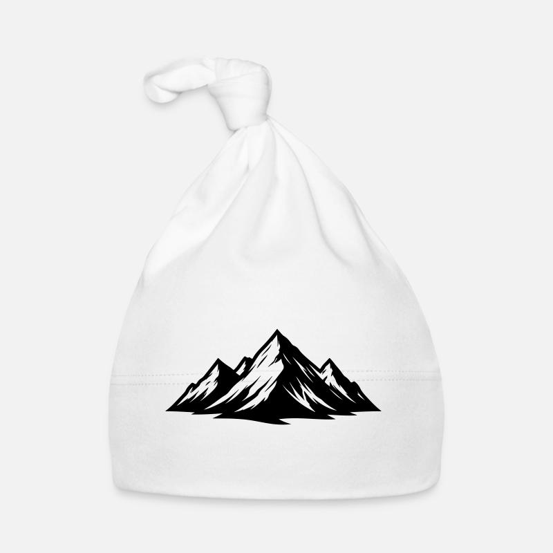 Symbolisme des montagnes Bonnet bio Bébé