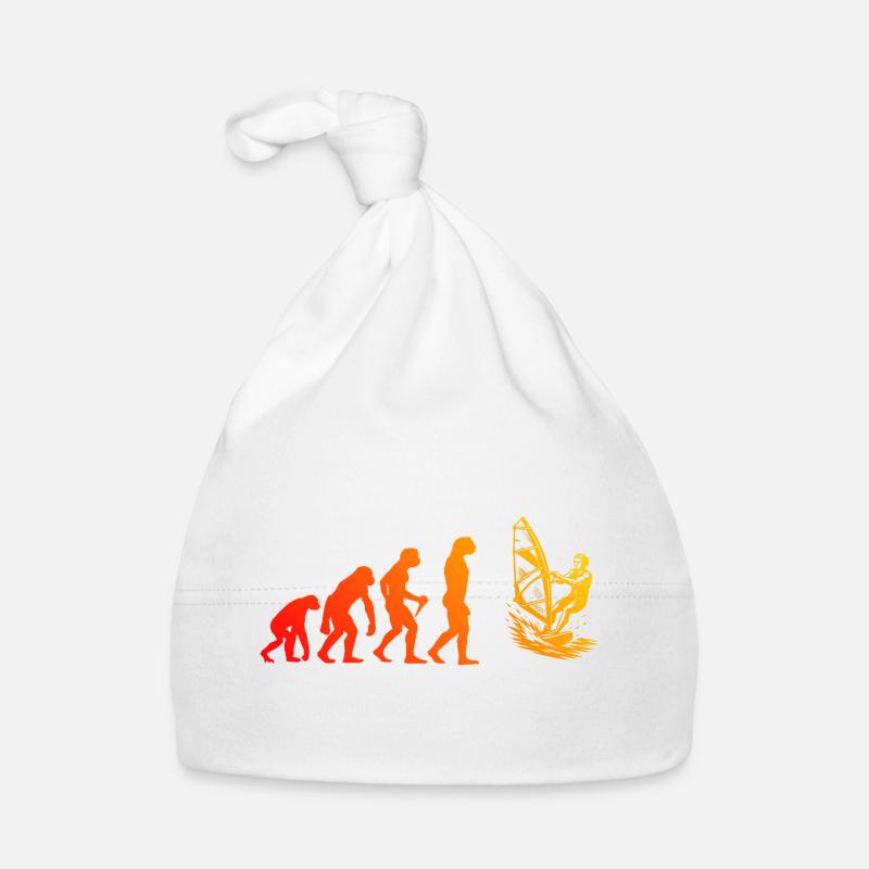 Clean Windsurfing Artwork for Windsurf Organic Baby Cap
